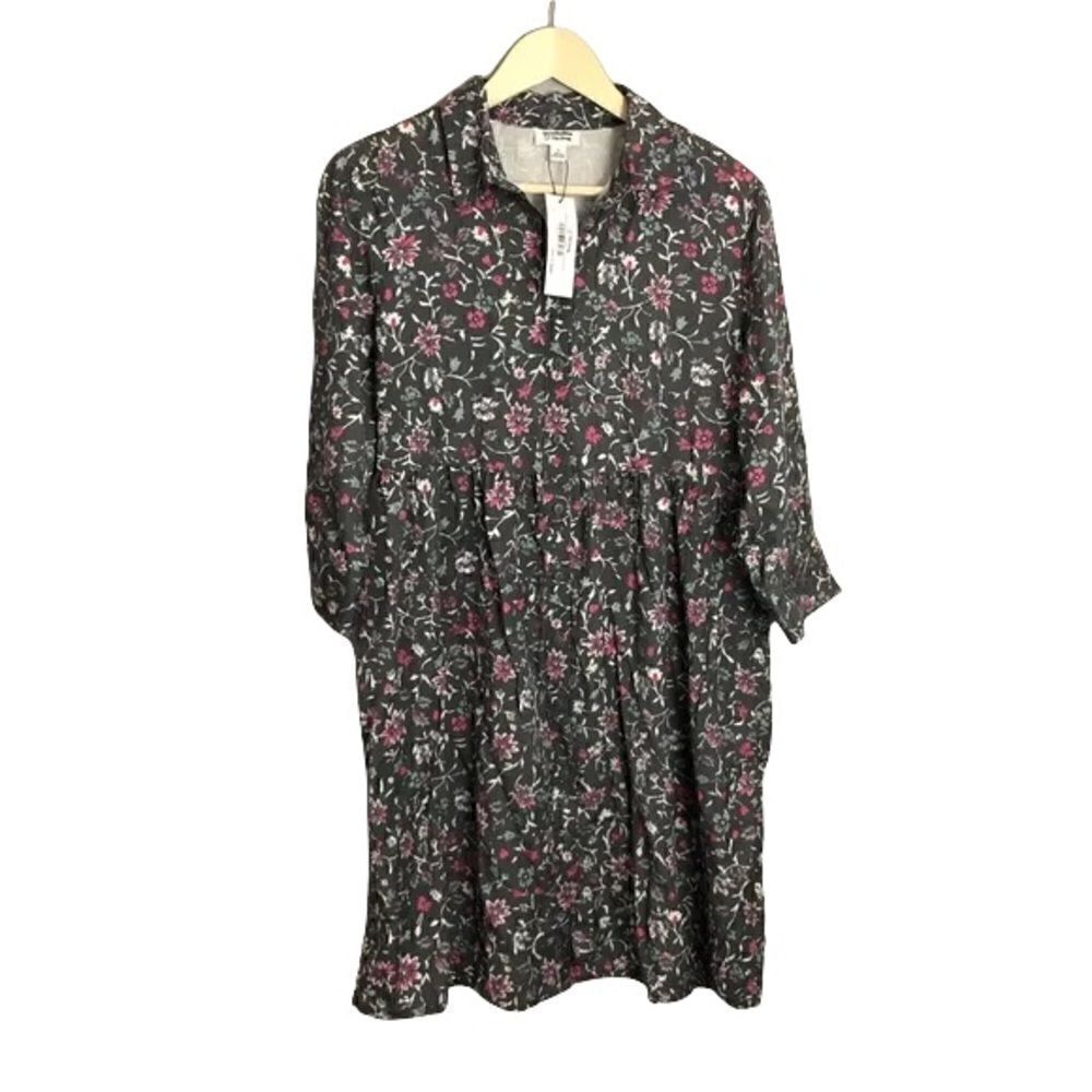 Amazon The Drop Spread Fashion Gray Floral Dress Button Up Pink White
